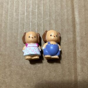 Furry Families Puppy Dogs Takara TOMY Figures Dolls Family Lot Set Mom Dad
